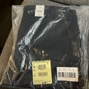 J Crew 34x34 navy 5 pocket tech chino slim